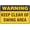 Warning Sign 3, variant on Warning Keep Clear Gate May Open Or Close At Any Time Sign - 8"x12" Warning Tin Sign for Home Kitchen Farm Garden Garage Wall Decor, Gate Area, Clearance Requirement