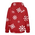 thumbnail image 5 of Sweatshirt for Women Family Christmas Blouses Relaxed Womens Long Sleeve Tops Women's Clothing Red1, 5 of 9