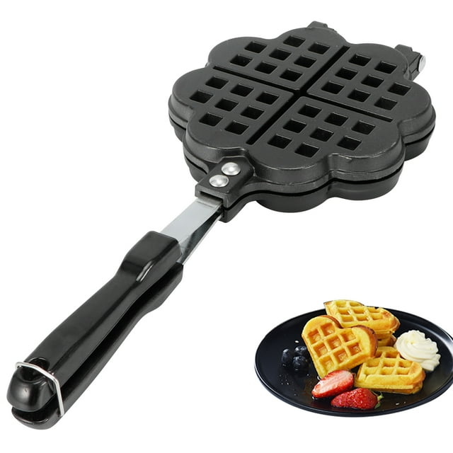 Waffle Pan, Bubble Waffle Maker Pan Waffle Maker Baking Tray Household Waffle Cake For Household Kitchen For Home Cooking For Gas Stove