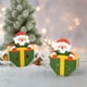 thumbnail image 5 of Cajas de regalo de Navidad Recipientes plegables de papel multicolor para caramelos | Envases huegos visibles para tratamiento de ventanas | Detalle para la fiesta de Navidad | Pack de 10 | 12x9x4cm, 5 of 6