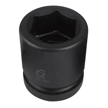 Sunex 596 1" Drive Standard 6-Point Impact Socket 3"