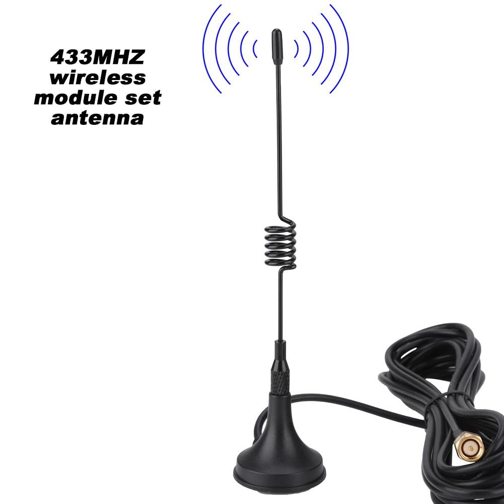 ANGGREK SMA Amateur Antenna, Straight Male Plug Antenna, With Magnetic Base And SMA Interface Internal Threaded Needle, High Frequency And Stability, For Amateurs.