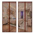 thumbnail image 1 of Cortina de puerta antimosquitos, sin perforaciones, autoadhesiva, para el hogar, dormitorio, sala de estar, mosquitera, magnética, suave, 1 of 5