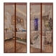 thumbnail image 1 of Cortina de puerta antimosquitos, sin perforaciones, autoadhesiva, para el hogar, dormitorio, sala de estar, mosquitera, magnética, suave, 1 of 5