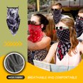 thumbnail image 2 of Bufanda Para Cubrir La Cara Ciclismo Moda Protección Solar Gran Textura Primavera Y Verano Bufandas Colgantes Para Orejas A Prueba De Frío Bxhe046 Moyic OD019373-05, 2 of 6