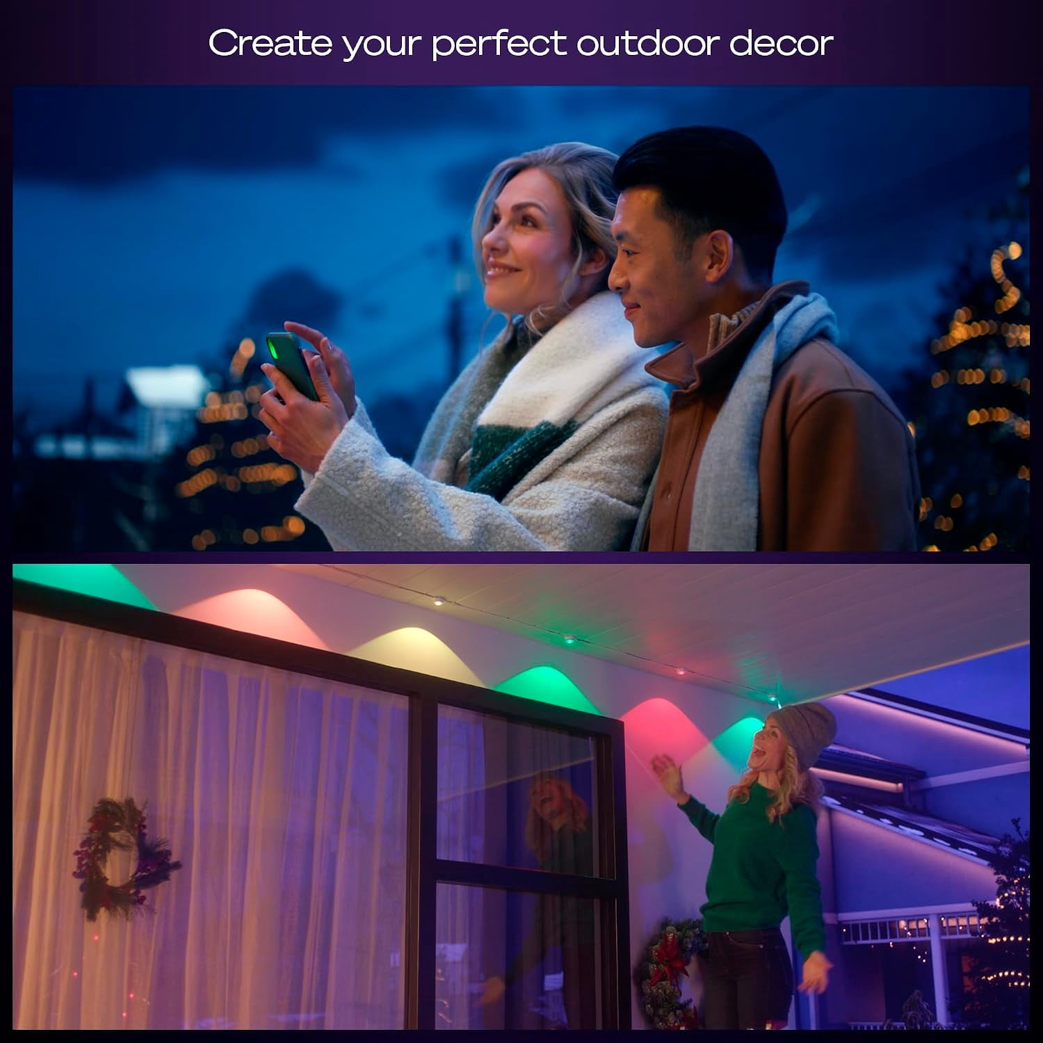 Philips Hue Festavia Permanent 90 FT/48 Lights White