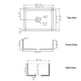 thumbnail image 2 of Gray Matte Smooth Apron 24" x 18" Single Bowl Fireclay Farm Sink, 2 of 8