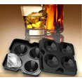 thumbnail image 5 of Moldes para cubitos de hielo de whisky, máquina para hacer cubitos de hielo con diamantes 3D, molde para hielo de silicona de calidad alimentaria con tapas y embudo,, 5 of 5