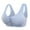 Blue, variant on Sports Bras For Women High Support Adjustable Sports Front Closure Extra-Elastic Breathable Lace Trim Bra