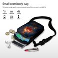 thumbnail image 7 of HELLHERO Jamaican Flag Design Double-layer Women Crossbody Bag for Adults Outdoor Holiday Travel Messenger Bag Polyester 4.33"x1.97"x7.09", 7 of 7