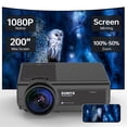 thumbnail image 3 of Portable Smart Mini Projector | WiFi Wireless, 200ANSI Lumens, 1080P Support & 4K Decoding | Built-in Speakers | Compatible with Phone/TV Stick/USB | for Indoor/Outdoor Movies, Gaming, 3 of 6