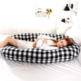 thumbnail image 4 of Almohada de algodón para mujeres embarazadas Almohada lateral extraíble y lavable en forma de U para mujeres embarazadas. Afortunado Sencillez, 4 of 5