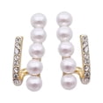 thumbnail image 2 of Linyer 1 Pair Female Earring Crystal Decorative Jewellery Exquisite Girlfriends Wife Earrings Accessory for Engagement Birthday, 2 of 8