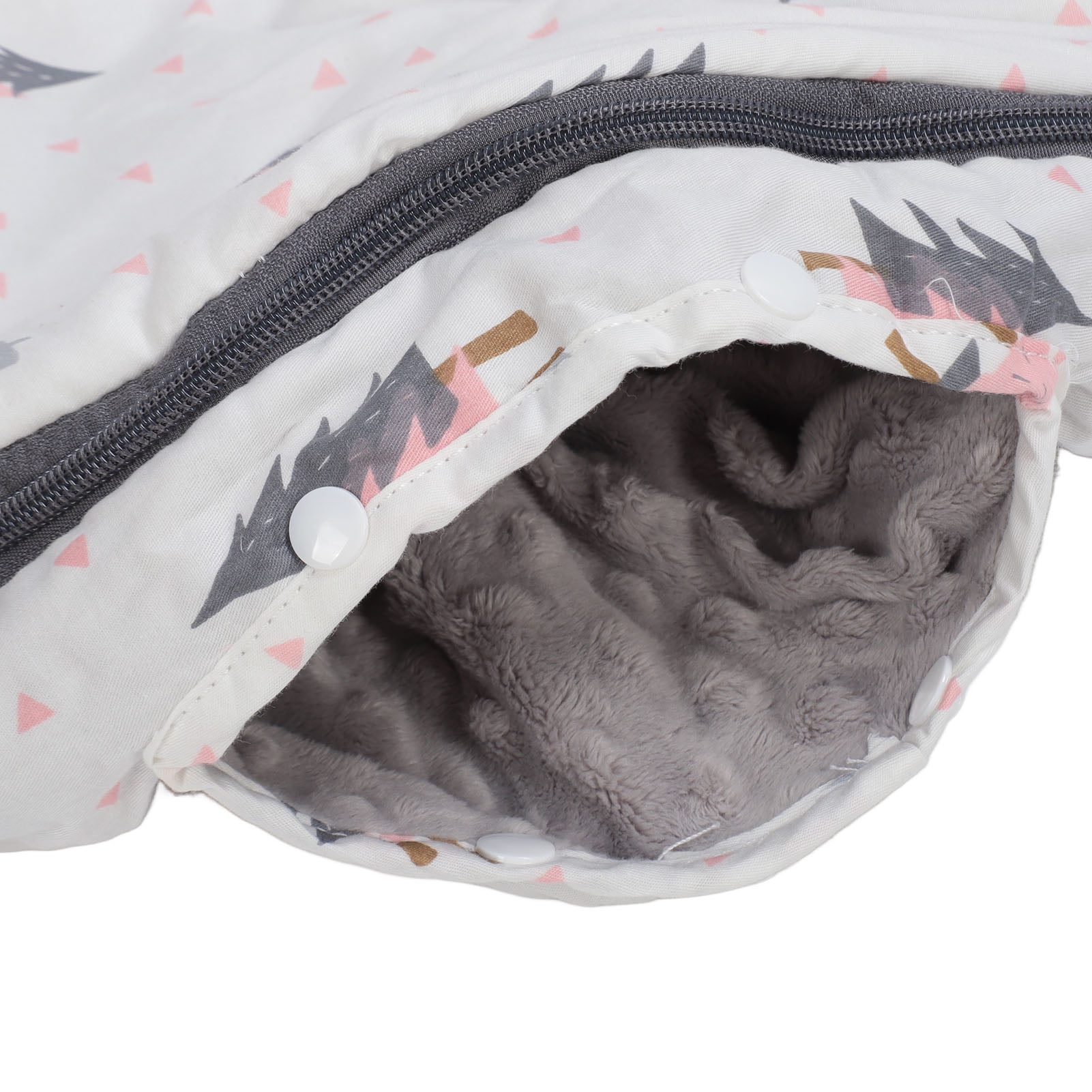 BIMZUC Winter Baby Car Seat Cover, Warm Windproof Waterproof Stroller Canopy, 360 Degree Protection, Tree Printed (13.78 in / 35 cm)