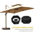 thumbnail image 3 of WEUVEB 2Pack Umbrella Base Weights Heavy Duty Black Prevents Rust For General Users, 3 of 6