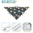 thumbnail image 6 of Dog Bandana 2 Pack,Dark Blue Fairy Princess Pattern Bandanas for Dogs,Cat Bandana,Small/ Large Dog Bandana 2 Size,Dog Bandanas, 6 of 6