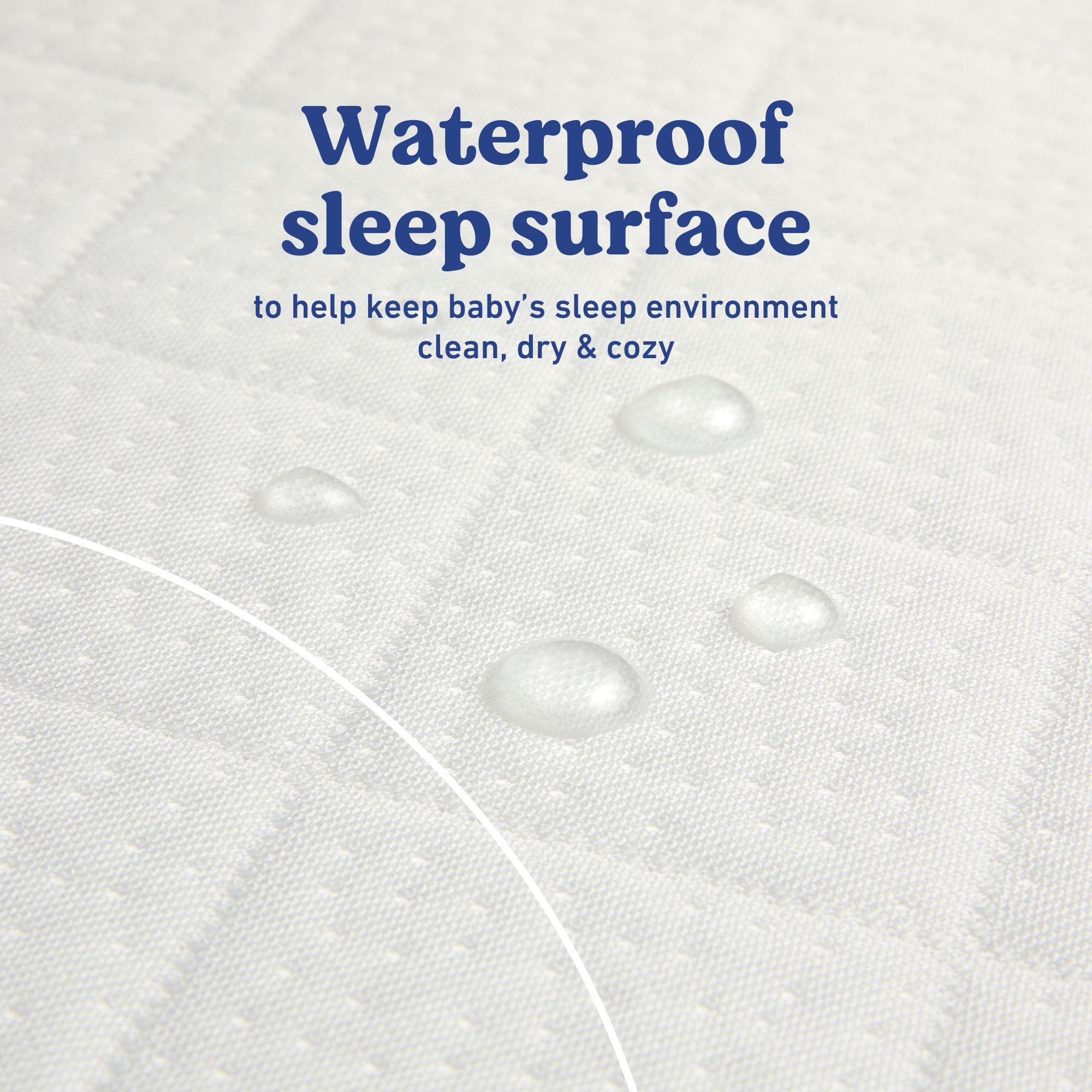 Graco Premium Waterproof Crib and Toddler Mattress Protector, 1 Pack