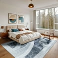 thumbnail image 2 of Ultrug Abstract Area Rug Soft Rugs Non-Slip Indoor Carpet for Bedroom Living Room Home Decor,4'x6',Gray, 2 of 7