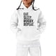 thumbnail image 1 of Gibobby Sudadera con capucha para al fútbol americano, regalo deportivo, jugador de Rugby Vintage, deportes Retro, de Rugby para niños y niñas, ropa con (Blanco, 11-12 Años), 1 of 3
