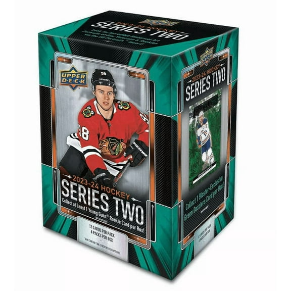 2023-24 Upper Deck NHL Series Two Hockey Trading Card Blaster Box (Possible Connor Bedard Young Guns)