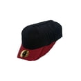 thumbnail image 1 of TopHeadwear Adjustable Structured Plaid Bill Hat 12 LOT - Black/Red, 1 of 2