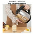 thumbnail image 4 of Stainless Steel Electric Kettle Hot Water Boiler Fast Boiling Countertop Heater Auto Shut Off For Coffee Tea Maker, Countertop Electric Water Kettle, 4 of 8