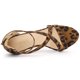 thumbnail image 5 of Sandalias De Tacón De Aguja Correa De Tobillo Cremallera Para Mujeres Leopardo 37, 5 of 7