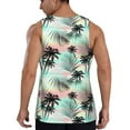 thumbnail image 3 of Haiem Tropical Summer Palm Men Workout Tank Top Gym Bodybuilding Sleeveless Muscle T Shirts Athletic Tank Breathable Workout Shirt-3X-Large, 3 of 9