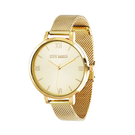 steve madden watch gold