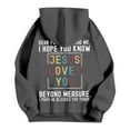 thumbnail image 4 of Hoodies for Women Jesus Loves You Sweatshirt Oversized Graphic Hoodies for Women Pullover Sweatshirts for Women Winter Tops Preppy Clothes Teen Girl, 4 of 5