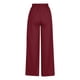 thumbnail image 4 of Ploknplq Wide Leg Pants Women,Palazzo Pants for Women,Womens Dress Pants,Leisure Lacing Solid Color Waist Waist Wide Leg Casual Pants,Business Casual Outfits for Women,Pants for Women Red 2XL, 4 of 4