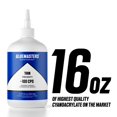 thumbnail image 3 of Professional Grade Cyanoacrylate "Super Glue" by Glue Masters - 16 oz - Thin Viscosity, Clear, 3 of 8