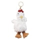 thumbnail image 1 of Llavero con forma de animal, colgante suave y creativo, adorno para llaves. Blanco, 1 of 9