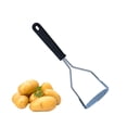 thumbnail image 2 of Electronicheart Stainless Steel Potato Masher Fruit Masher with Black Handle Kitchenware Tools, 2 of 4