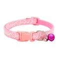 thumbnail image 6 of SPRING PARK Footprint Cat Collar with Bell Basic Dog Cat Collar Buckle Adjustable Polyester Cat Dog Collar or Seatbelts, 6 of 7