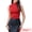 Red, variant on DARING DIVA Women's Mock Neck Tank Top Basic Jumpsuit X-Small Red