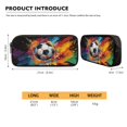 thumbnail image 5 of ZUXONGSY Splatter Painting Soccer Print Backpack Set for Kids Teens 17 Inches Bookbag Casual Daypack 3 In 1 Schoolbag With Lunch Bag Pencil Bag Set for Boys Girls, 5 of 6