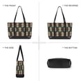 thumbnail image 6 of FORMRS Canvas Laptop Tote Bag for Women with 15.6" Computer Compartments Shoulder Handbag, Green Tartan Pattern, 6 of 7