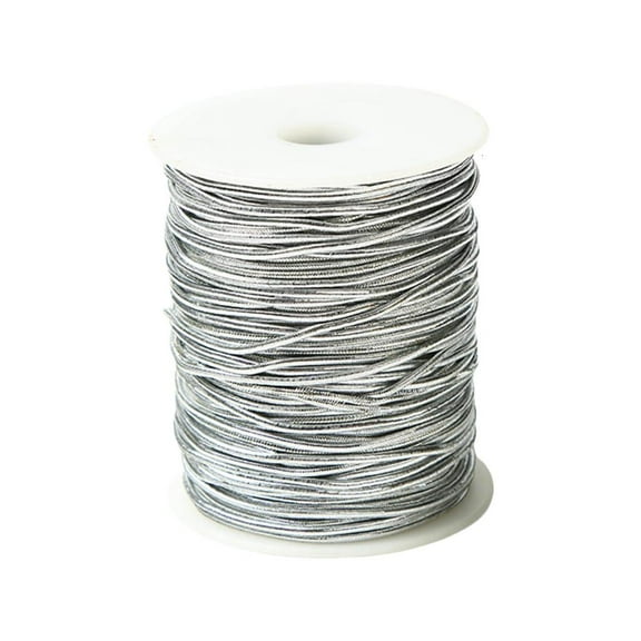 Metallic Stretch Cord Elastic String Rope Braiding Rope for Jewelry Making