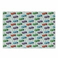 thumbnail image 1 of Cars Cutting Board, Boy Toy Pattern with Dots Number 5 Cars for Joyous Play Time, Decorative Tempered Glass Cutting and Serving Board, Small Size, Multicolor, by Ambesonne, 1 of 1