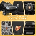 thumbnail image 4 of UBesGoo 12V Kids Ride on Car Toys, Licensed Porsche Cayenne Powered Electric Car for Kids, Parent Remote Control, Black, 4 of 9
