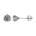 thumbnail image 4 of 1/2 ct tw - 2 ct tw I1 G-H Cocktail-Style Diamond Stud Earrings, 4 of 5