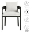 thumbnail image 2 of Tahoe Dining Chair in Gray White, 2 of 9