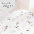 thumbnail image 2 of GRSSDER Stretch Ultra Soft Fitted Bassinet Sheet Set 2 Pack, Universal Fit for Bassinets Baby Cradle Moses Basket Oval Rectangle Mattress Safe and Sn, 2 of 7