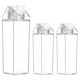 thumbnail image 1 of 3 botellas transparentes, portátiles, vacías, para el hogar, para leche, para el frigorífico, de 500 ml y 1000 ml., 1 of 8