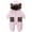 A02-Pink, variant on CAICJ98 Outerwear Romper Coat Warm Infant Baby Jacket Snowsuit Boys Girls Hooded Jumpsuit Toddler Boys Girls Winter Coat (Black,10-18 Months)