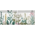 thumbnail image 3 of Wildflowers Kitchen Curtains 2 Panels UV Protected Tier Curtains, Half Window Curtains Kitchen Tiers for Guest Room Bathroom Sink Laundry Room Basement,36 x 27 Inch, 3 of 7