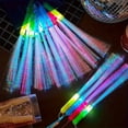 thumbnail image 4 of 100Pcs Fiber Optic Wands Colorful Glow LED Light up Wand Bulk Flashing Sticks RGB with Included Batteries for Party Favor Wedding Birthday, 4 of 11