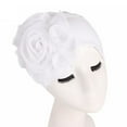 thumbnail image 5 of Muslim Turban/Hat for Women - Big Flower Stretch Hat,  African Hijab Turban, 5 of 37