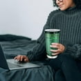 thumbnail image 4 of Irish Gift Tumbler 20oz - Irish Nutrition Facts Tumblers - Irish Gifts For Women Men - St Patricks Day Present Cup - Cool Ireland Gifts - Cross Irish Fact Coffee Mug - Four Leaf Clover Gift, 4 of 6